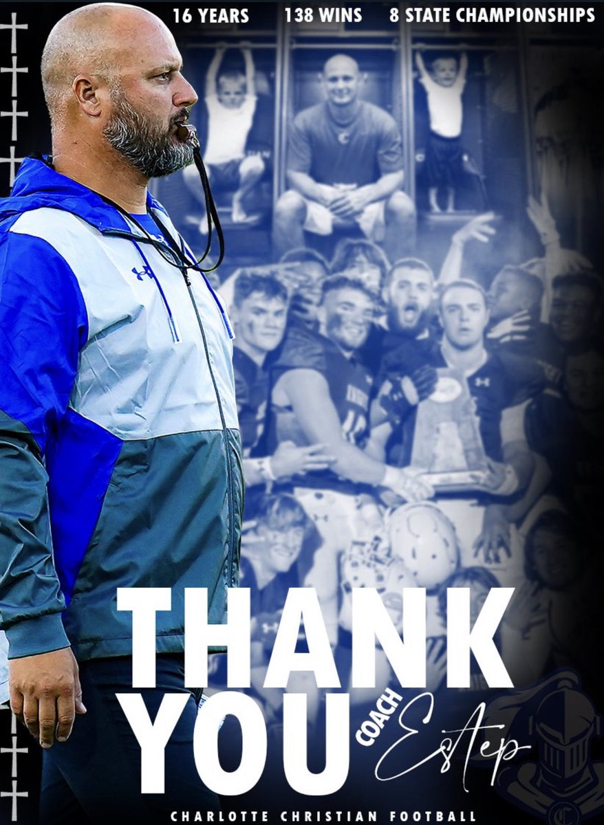 Thank you Coach Estep for everything💙🤍. Gonna miss you coach‼️. @CoachJasonEstep