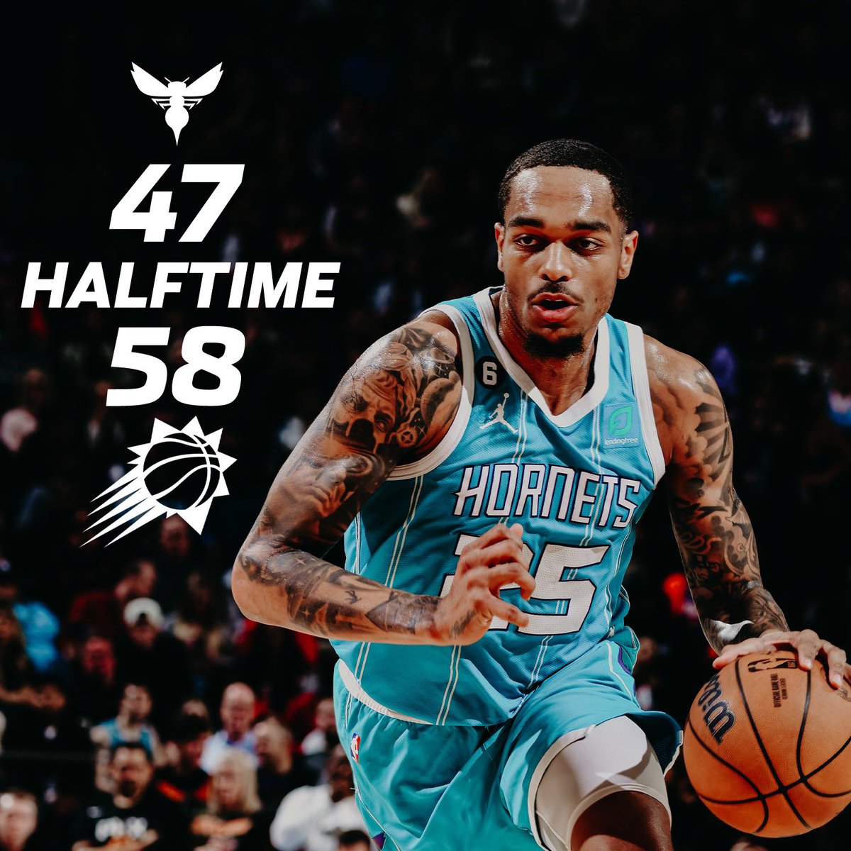hornets's tweet photo. 🟣🟣⚪️⚪️ https://t.co/ilem8VWWOF