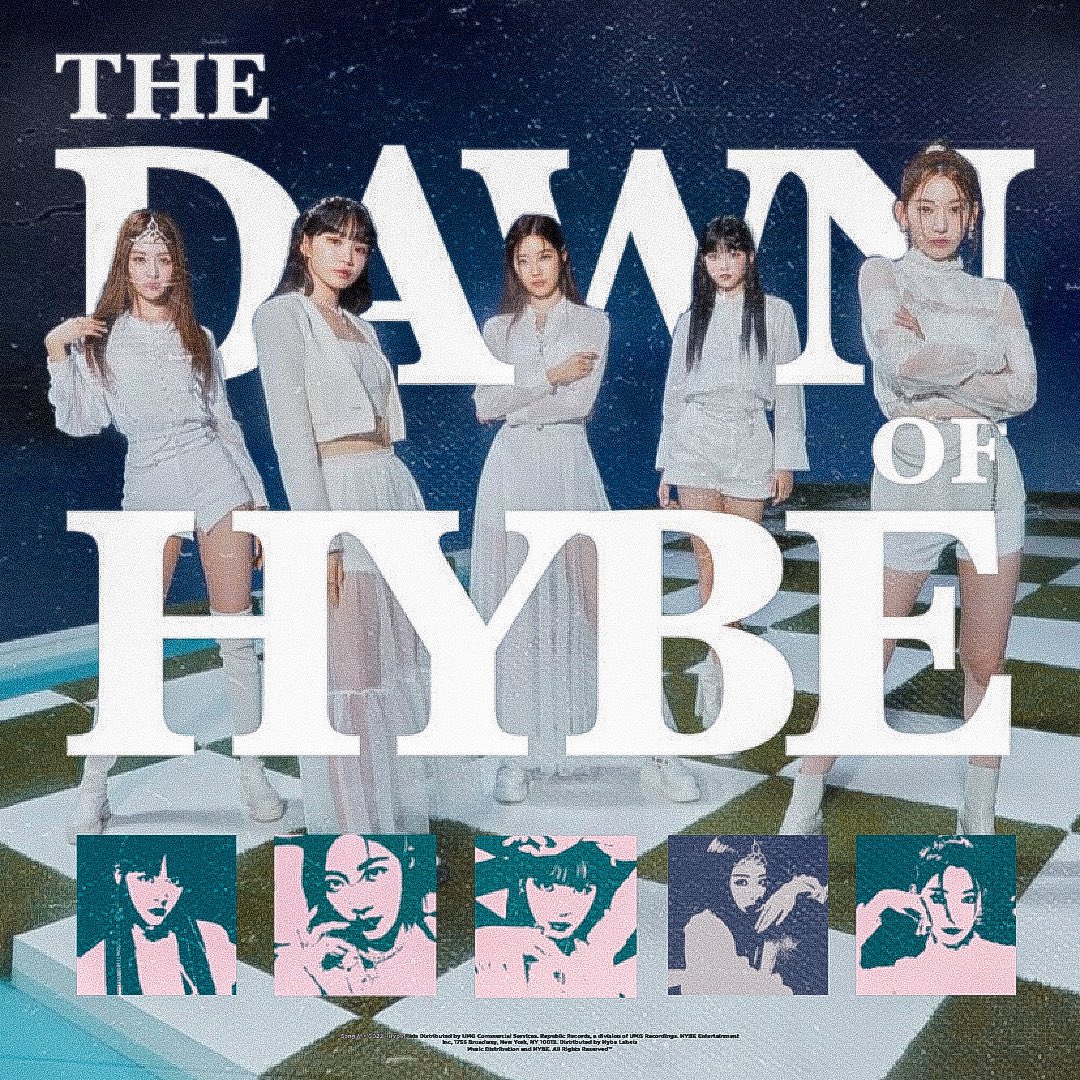 HYBELABELSBLD's tweet photo. 🟣 HYBE GIRLS — THE DAWN OF HYBE 

THE 1ST MINI ALBUM
OUT NOW ♟️ 

#RACHEL #MUSA #DAN
#PETROVA #SANTINI 
#HYBELABELS #ANTIFRAGILE
#THEDAWNOFHYBE
#HYBENINE #ALBUMSBLD https://t.co/Qh33ldflsd