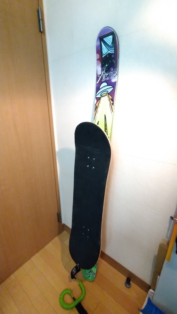 matsukage_ichie's tweet image. 組み立て完了!いつでも滑れます
#スノースケート