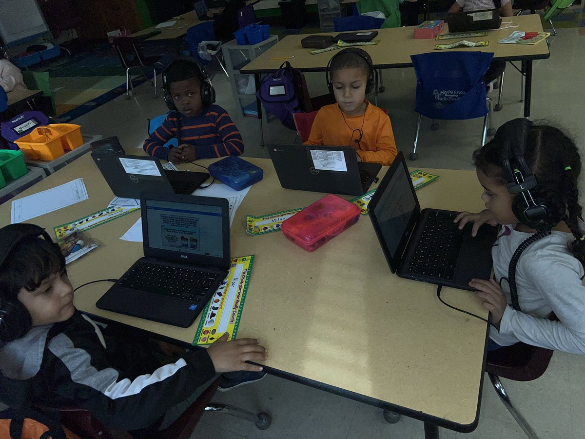 estillwhit's tweet photo. Talking about uniqueness and individual greatness with @JCSouthSchool kinders had me reflecting on some of the greatness in the past several years.
Did I ever imagine kinders independently navigating a lesson on the chromebooks during counseling? Look at them go!!
#SELlesson https://t.co/qbQ6Ebv1Ms