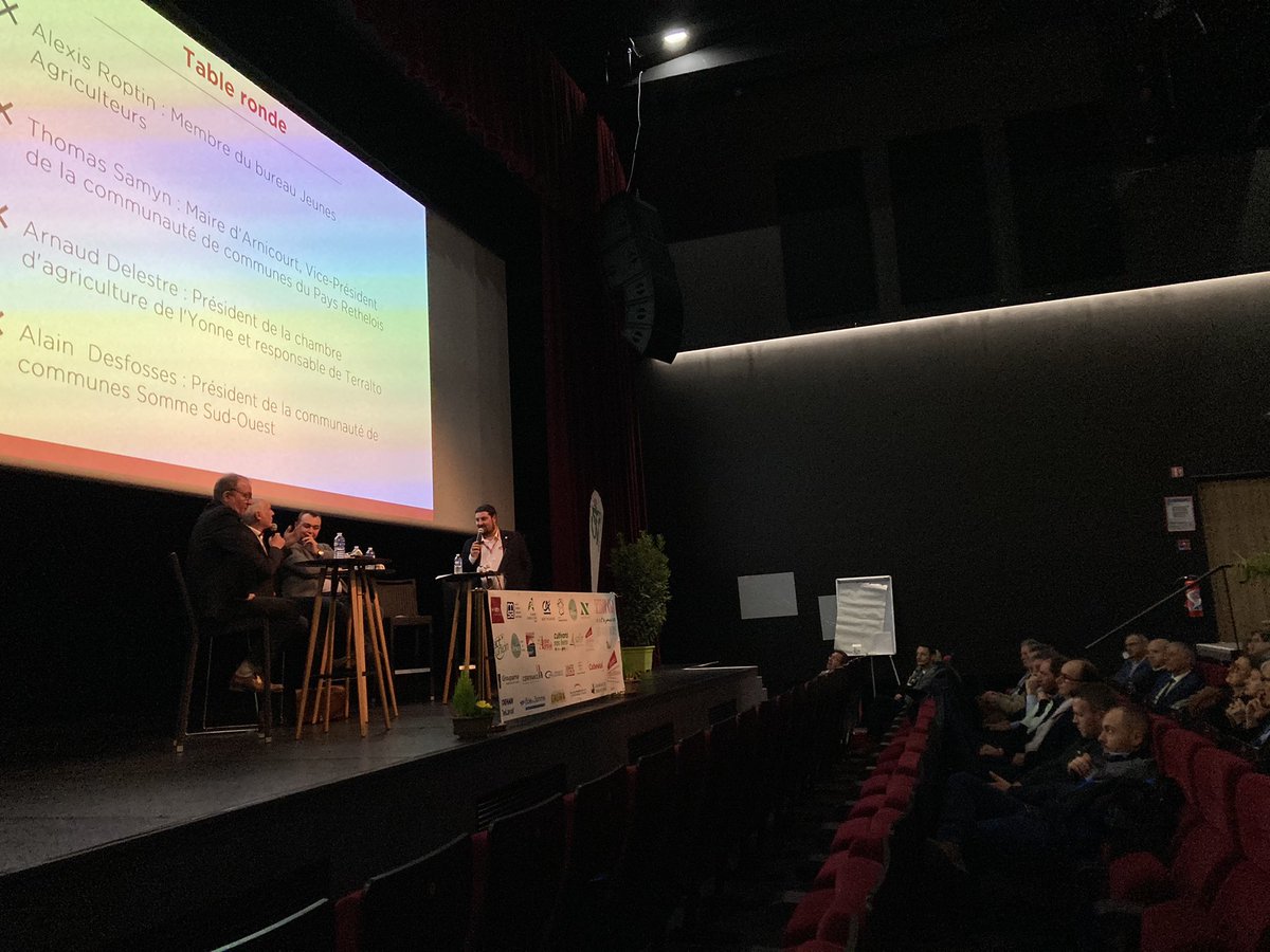 ja_somme's tweet photo. Une belle journée qui se termine ! 

Élus du dép et partenaires ont pu s’exprimer sur la conjoncture agricole dans la Somme et les HDF et sur la place des JA au sein de collectivités territoriales.

La soirée s’est poursuivie avec un dîner de gala accompagné de nos partenaires 😁 https://t.co/NvDhzceIGt