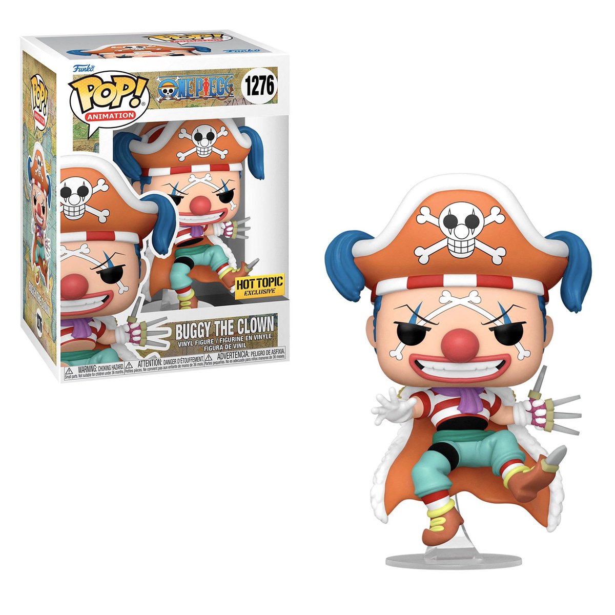 FunkoPopHunters's tweet photo. That is a fine looking Pop! Buggy the Clown coming soon exclusively to Hot Topic! #funko #onepiece #funkopop #buggytheclown https://t.co/4rW5KrMkSp