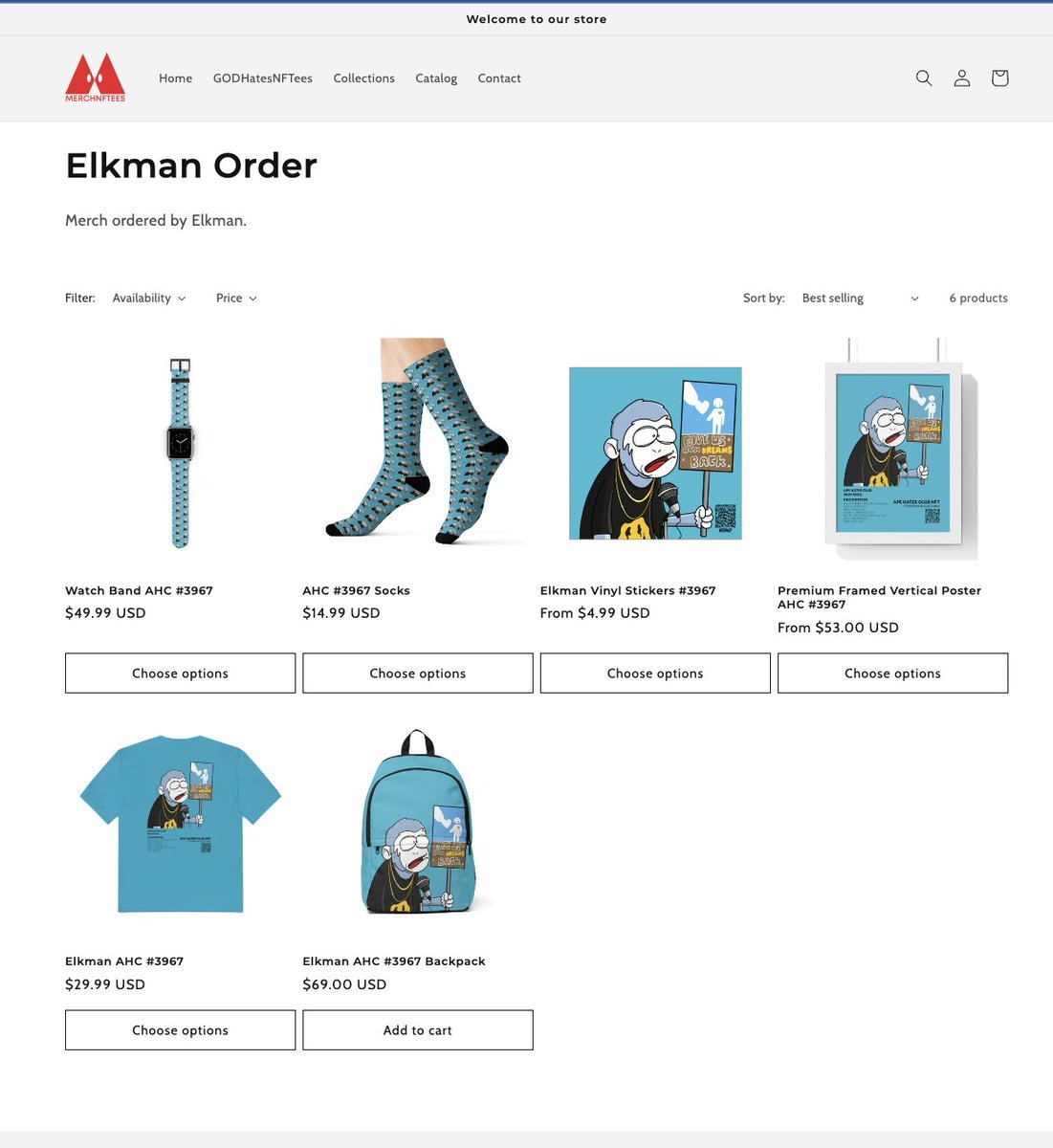 rayshearer's tweet photo. Merch options for my @GodHatesNFTees fam @mr_elkman is now ready. LFG!! #GodHatesNFTees @srpeters @SrPetersLAB @ShopCamello #MerchNFTees https://t.co/kW3r1H1GhZ