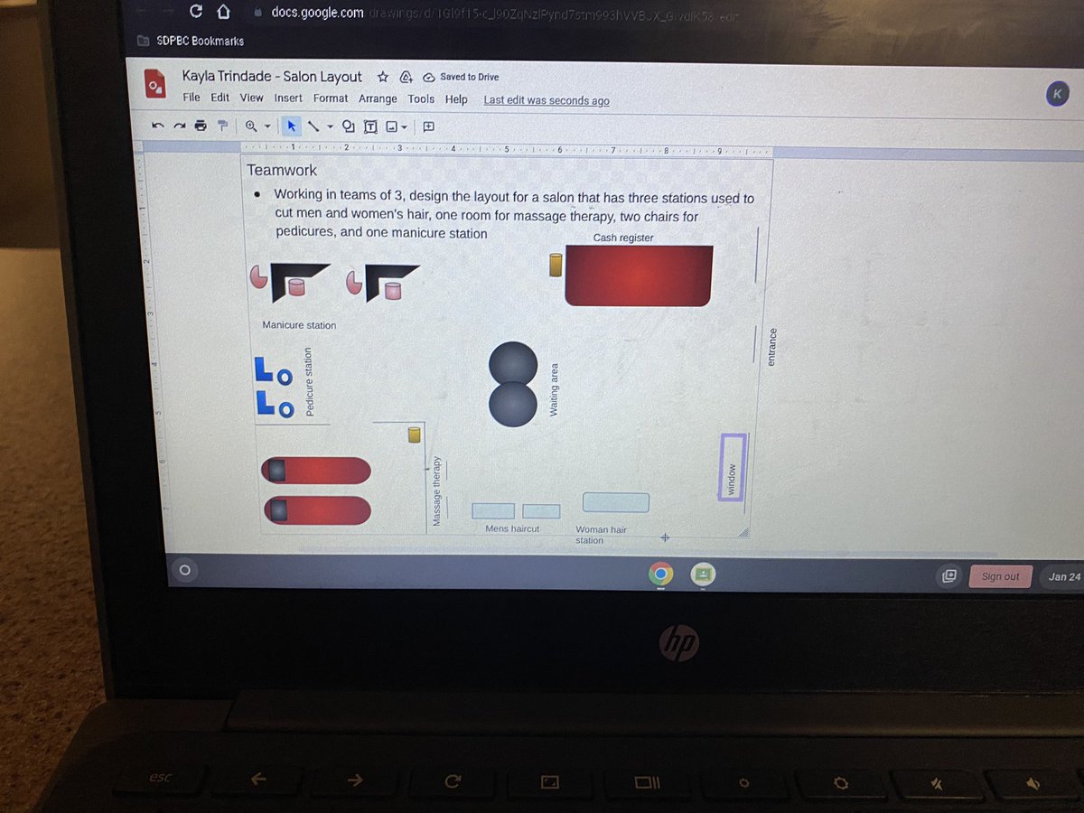 MigdalynV's tweet photo. @PV_Business Ss continue to learn about the requirements to start a small busines. Today, they chose a location, “signed” a commercial lease, and designed the layout of their business. #smallbusinesses #Entrepreneurs https://t.co/9Fk5FVRrnB