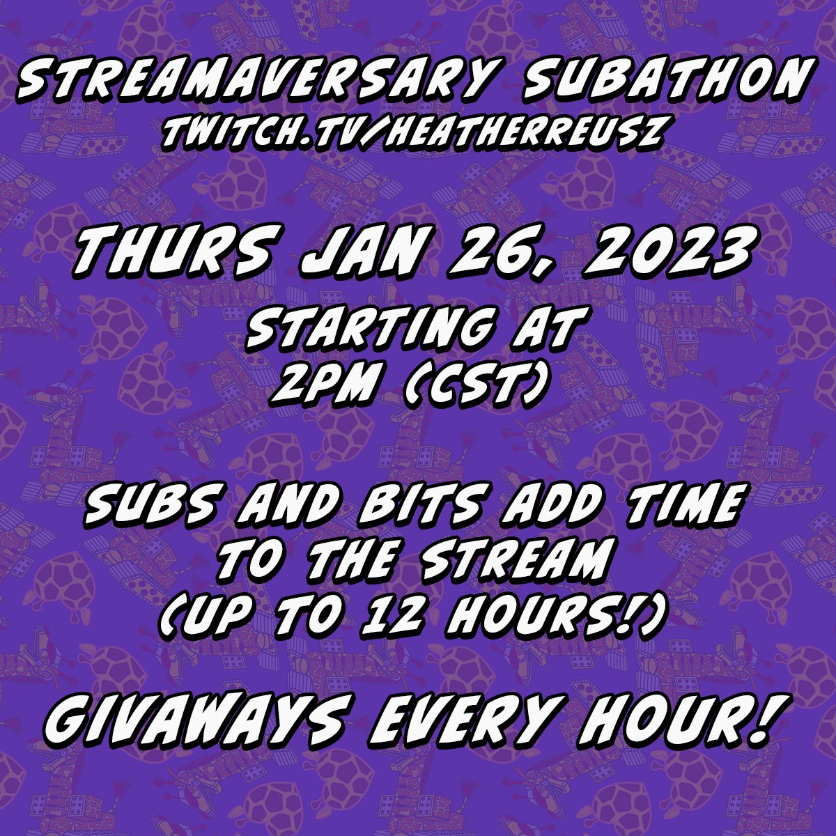 HeatherReusz's tweet photo. In case you haven't heard, this Thursday I'm celebrating my 5 year Twitch anniversary!! I hope you'll join me! I've got some major announcements to make and fun activities planned including my first ever @CrowdControl stream, games with chat, and giveaways! https://t.co/Q2IYEgGcFW