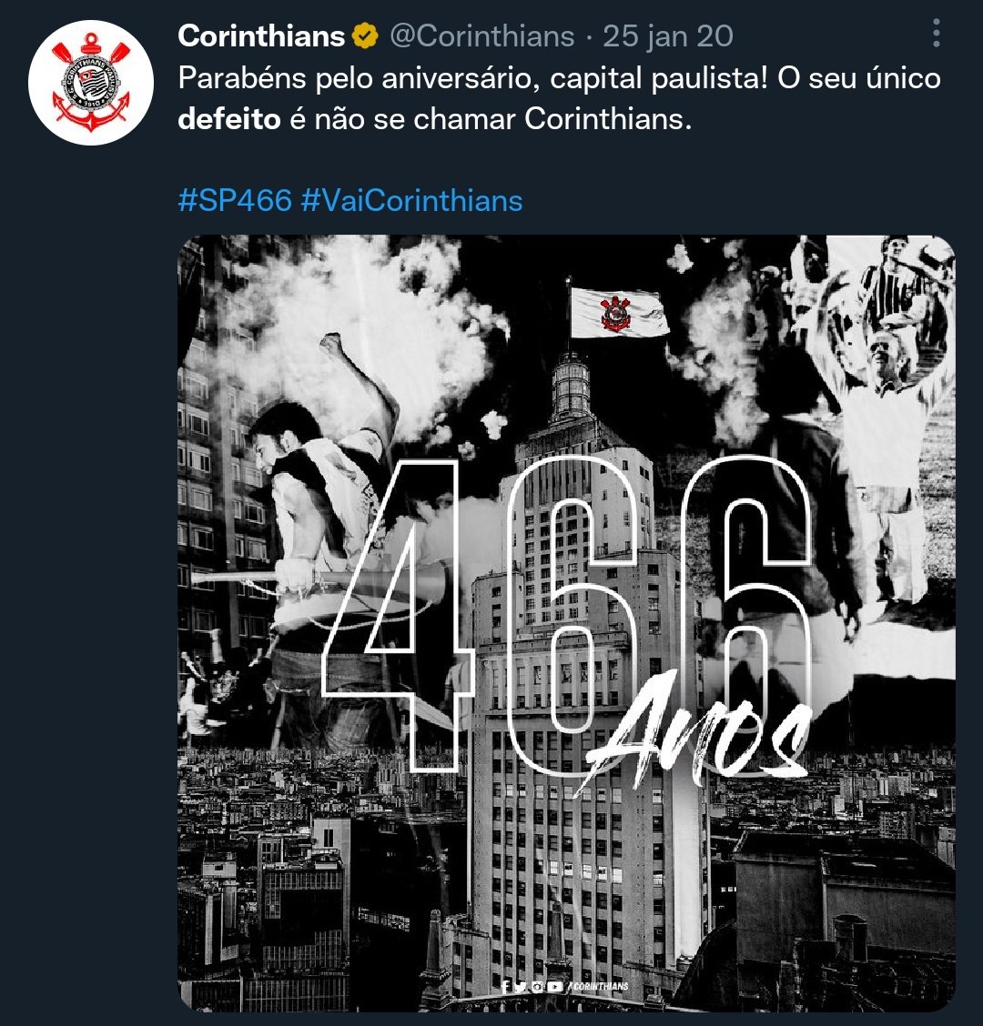 spfcinfoss's tweet photo. Na vida, temos certeza de duas coisas: a primeira é a morte, e a segunda é que o Corinthians vai evitar falar o nome do MAIOR time do Brasil. https://t.co/2qkje1AIDi