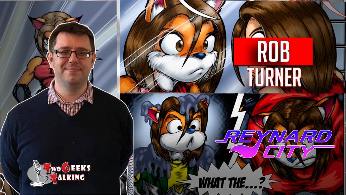 KurtSasso's tweet photo. Get the latest news from creator Rob Turner @ReynardCity and his plans for world domination... I mean the #comic #series this Friday Jan 27 3PM EST on Two Geeks Talking!

https://t.co/We1Ed6GZok #reynardcitychronicles #robturner https://t.co/AEqfNOHt5V
