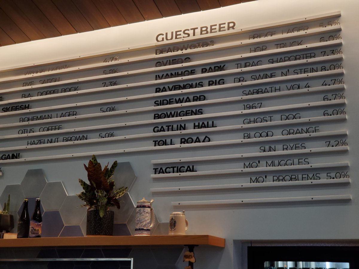 beer_around's tweet photo. A great night at @HomeStateBrewCo with a fantastic guest tap list.

#beer #beertwitter #drinklocal #beerlando #craftbeer #craftbeer https://t.co/H5fC6zLMII