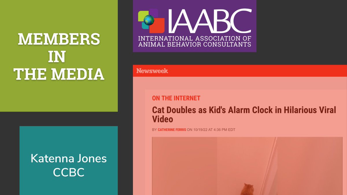 Int’l Association of Animal Behavior Consultants tweet media
