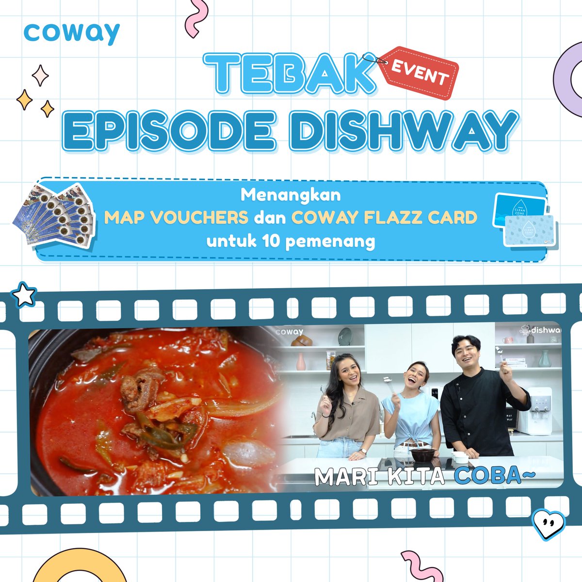 officialcowayid's tweet photo. Pengumuman pemenang EVENT Tebak Episode Dishway!
Selamat buat kesayangan2 Mincow!

@DJuliaaa1 
@risaalissa 
@xgnani___ 
@aaaisyah___ 
@eskopikopikopi 
@tweetyone_
@tamanocaeli 
@KholidIdhamm
@meitayohana 
@mekdi_mcflurry 

Terima kasih untuk semua yang sudah berpartisipasi~ 
😍😍 https://t.co/Um5Zqnnk5s