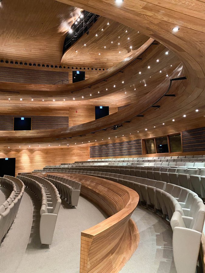 4AAAAart's tweet photo. The Bahrain 🇧🇭 National Theatre. Stunning curves.

#architecture #design #interior #architect https://t.co/N3v3VRmK6E