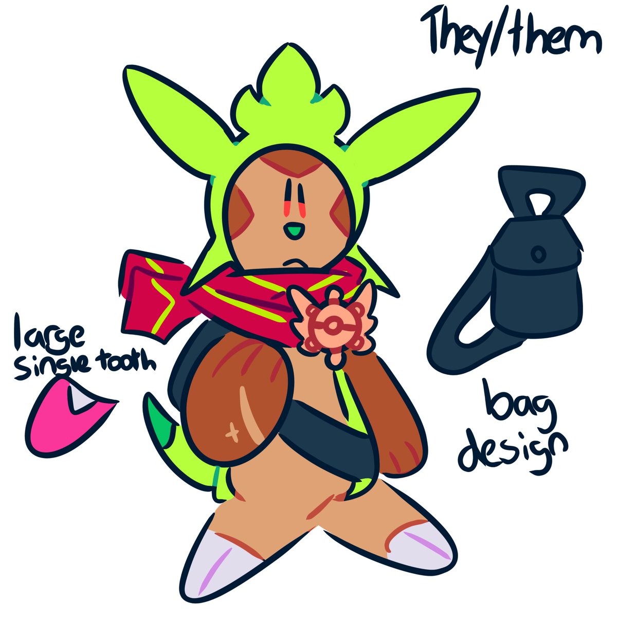 Ampharoseee's tweet image. YAAAAYY THEY HAVE REFERENCES NOW AND NAMES (chespin is wren and piplup is cove) 

#pokemon #pokemonart #pokemonocs #ocs