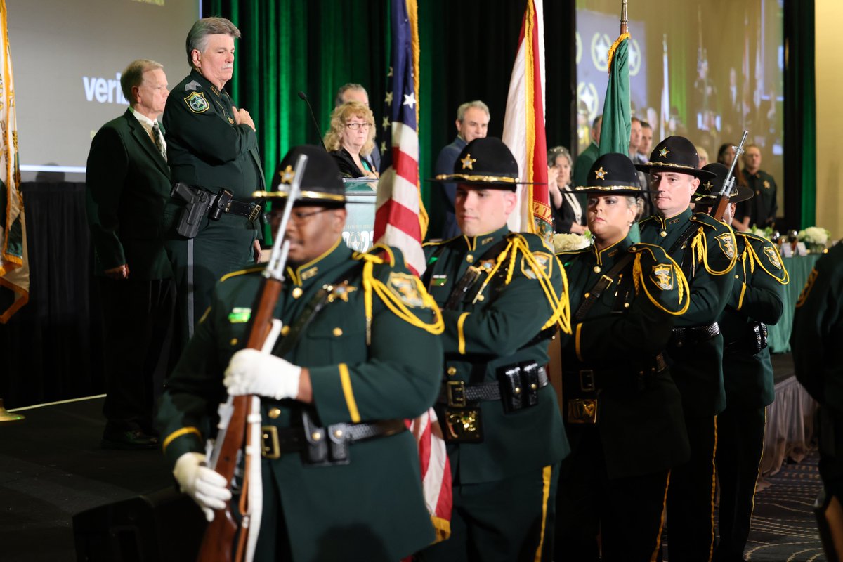 FLSheriffs's tweet image. Thank you, CFO @JimmyPatronis for an uplifting message during a special night where we got to recognize the FSA 2023 Dispatcher of the Year and the FSA 2023 Corrections Officer of the Year.