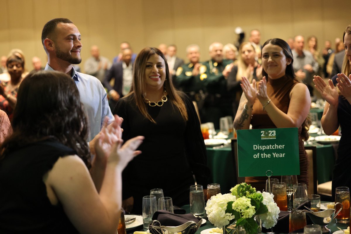 FLSheriffs's tweet image. Thank you, CFO @JimmyPatronis for an uplifting message during a special night where we got to recognize the FSA 2023 Dispatcher of the Year and the FSA 2023 Corrections Officer of the Year.
