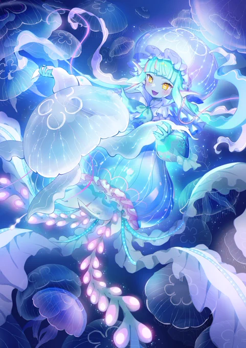 #オリキャラは性癖の見本市海洋生物擬人化&形態変化 