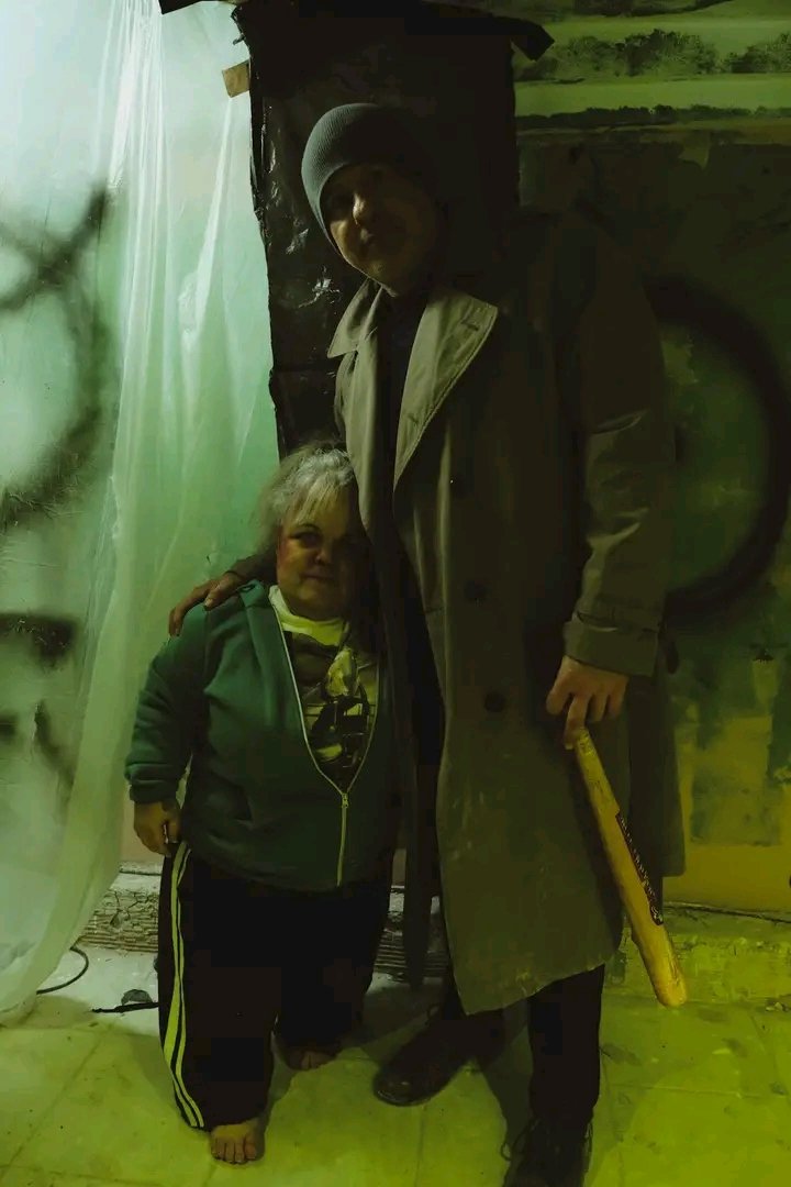 Vertchallenged2's tweet image. Just me on film set skullhunter wiv the amazing stevenfilmakermurphy