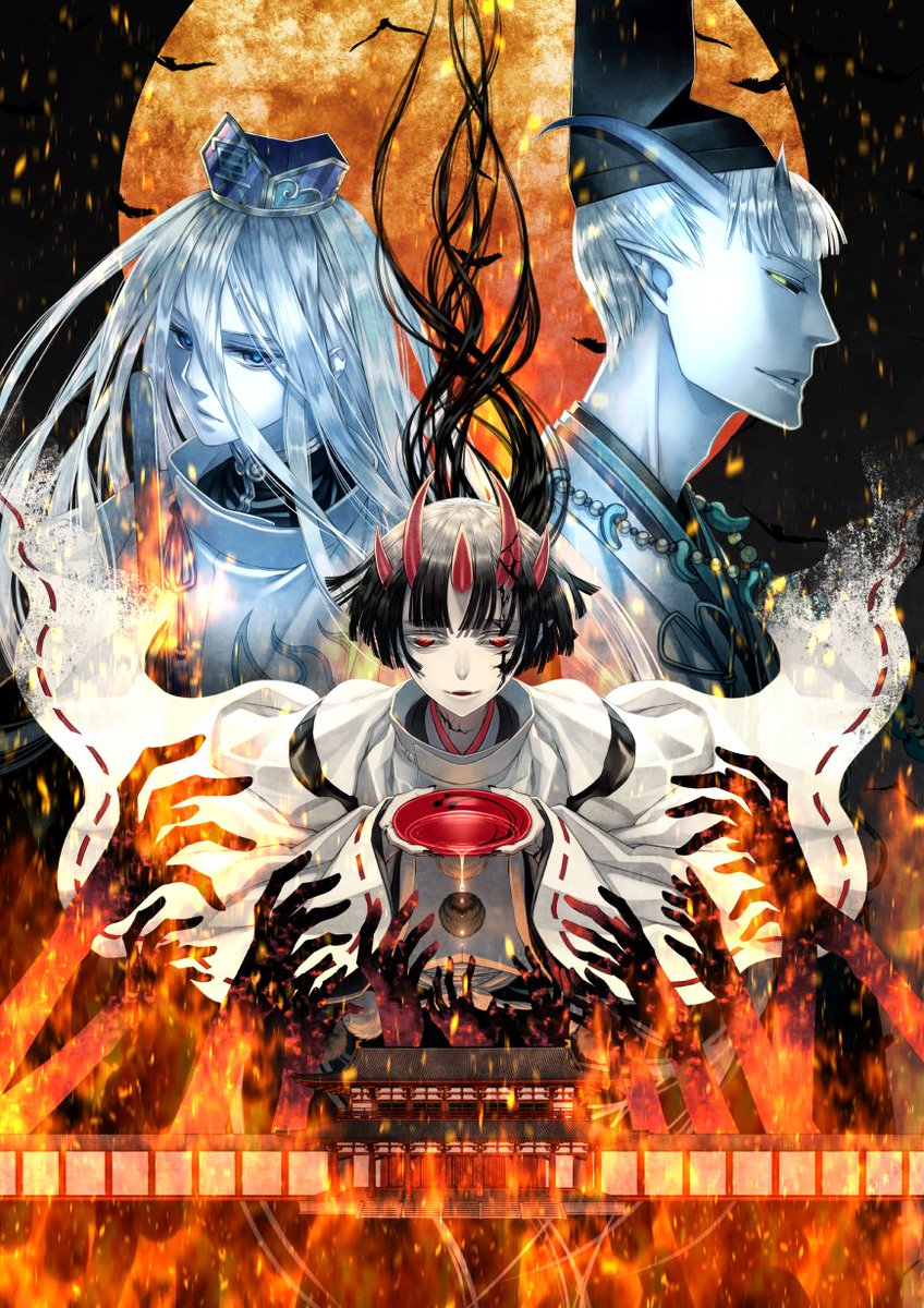 「平安幻想夜話 鵺鏡TRPG歴代表紙(2015-2020)詰め 」|坂本あきら♦3/17こいねが9巻発売!!♦@しじゅうはちのイラスト