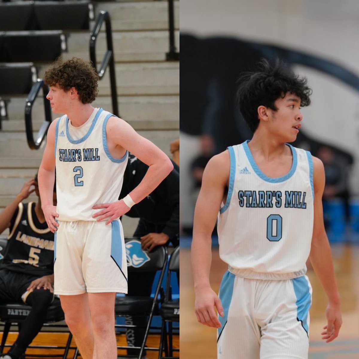 StarrsMillBB's tweet photo. These two went crazy tonight!!!

@ScottStevens02 26 pts 14 Rebs 
@rhenart_ 24 pts

66-62 win Vs Troup

@KyleSandy355 @starrsmill @StarrsMillHS @RecruitGAHoops https://t.co/pzd9PYBasV