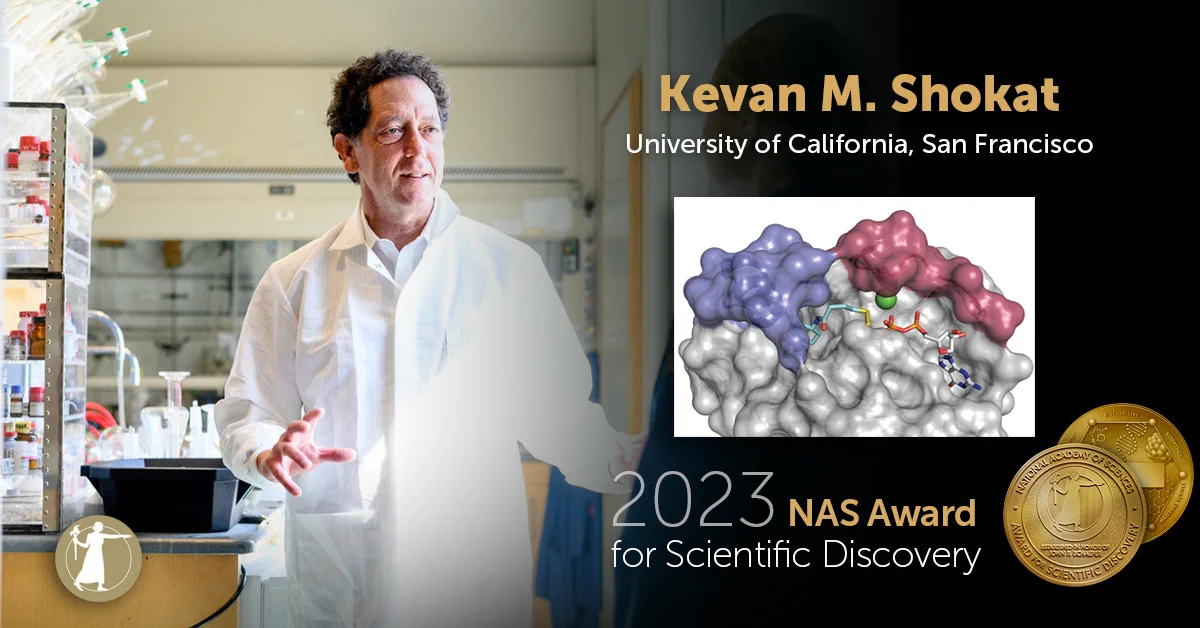 Kevan Shokat of UCSF awarded the 2023 NAS Award for Scientific Discovery