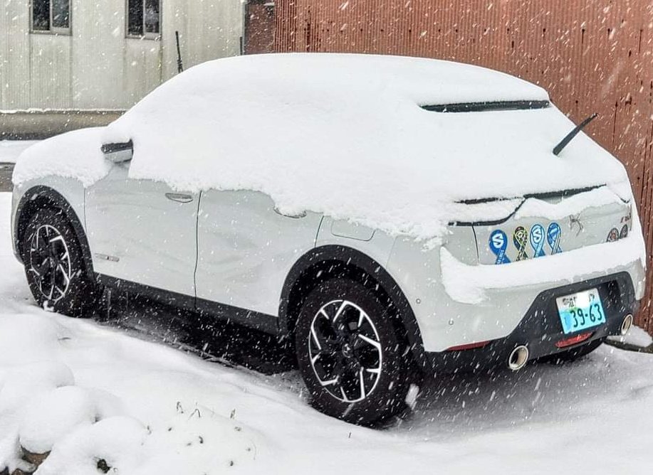 diverunner1976's tweet image. 1月25日 11時20分過ぎ時点での、🇫🇷DS 3 CROSSBACKの状態です🚗💨

昨年2月の時程積もりませんでしたが、雪下ろしを行いました💦

#DS3CROSSBACK #DSautomobiles #DSSTORE滋賀 #DSSALON彦根  #頑張れDS #パリ車 #滋賀ナンバー #琵琶湖ナンバー #滋賀でDS #DS勝手に南信州アンバサダー 💦
