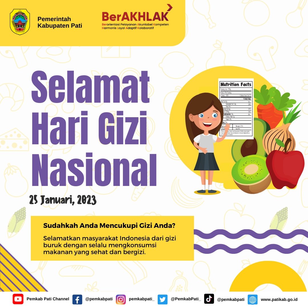 Selamat Hari Gizi Nasional
