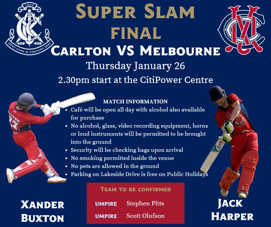 Melbourne CC tweet media