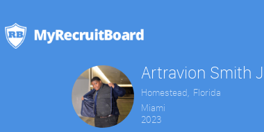 MyRecruitBoard's tweet photo. 2023 Artravion Smith jr
@artravion_smith
Homestead, Florida
Miami
@UCLAFootball
6'2", 350, 5.5
OL DT  
 https://t.co/nl8THTSArQ https://t.co/PSn3vlgJnd