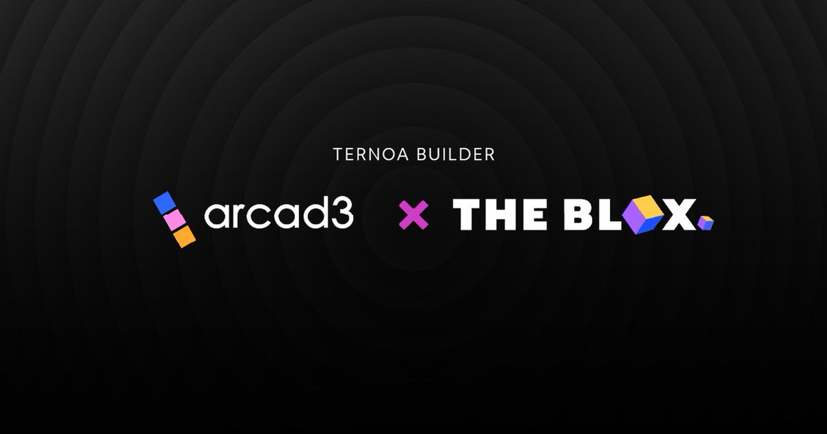 Arcad3___'s tweet photo. We are excited to announce that Arcad3 has been accepted into The Blox and Capsule Corp. Labs accelerator program.
This is a major milestone for our company, and we are looking forward to this new opportunity to take our business to the next level.🚀

@TheBloxOfficial  @Ternoa_ https://t.co/j0yf3NfVzX