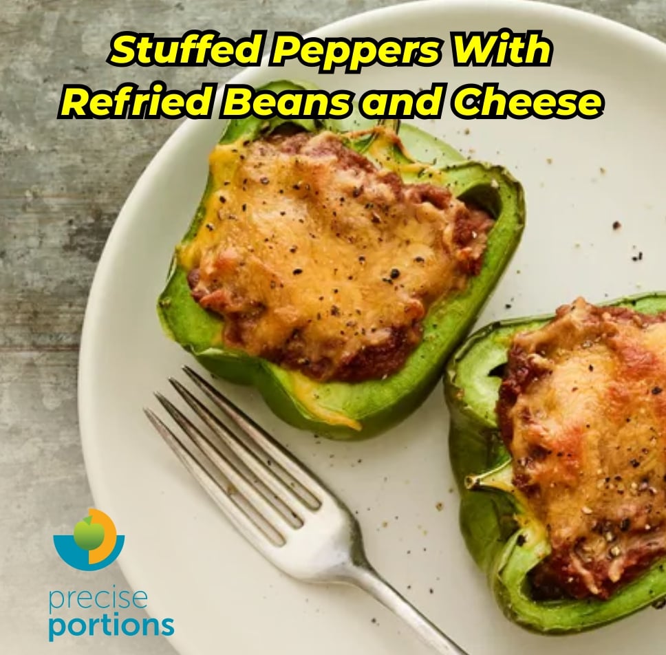 PrecisePortions's tweet photo. Stuffed Peppers With Refried Beans and Cheese
INGREDIENTS &amp; DIRECTIONS

https://t.co/zHxlVE0sML
Call Us: 1-866-591-3438 (DIET)
#EatHealthy #Fitness #HealthyFood #HealthyLiving #Diet #Nutritiontips #PrecisePortions #health #nutrition #eatwell #healthychoices #nutriologist https://t.co/G1sQVNIPot
