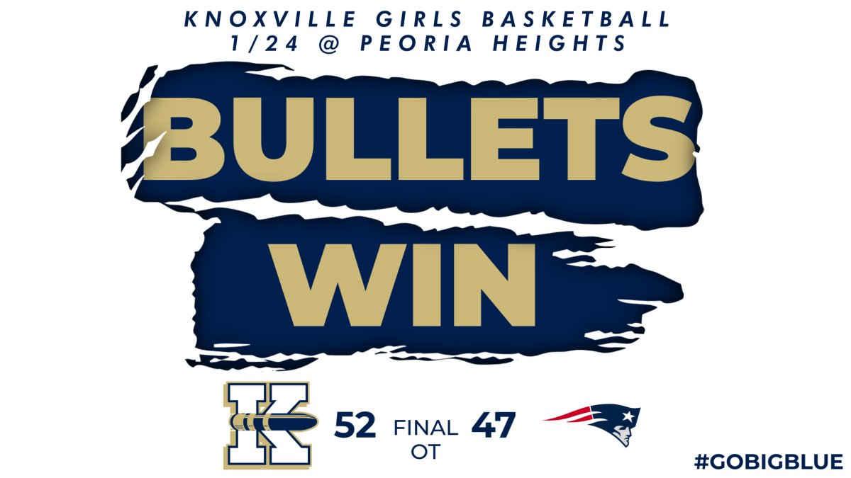 The ladies get an overtime  W in Peoria behind a Ciara Shreeves double-double!  

#GoBigBlue #BlueBulletNation