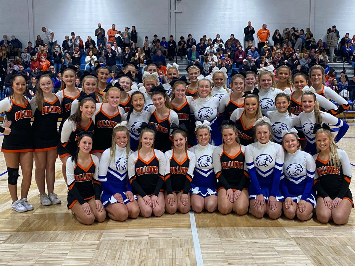 Waterloo HS Cheer (@waterloohscheer) on Twitter photo I love that these two teams have become each other’s biggest fans. 🧡💙 <a href="/CHSeaglescheer/">ColumbiaCheerleading</a> I love that these two teams have become each other’s biggest fans. 🧡💙 <a href="/CHSeaglescheer/">ColumbiaCheerleading</a>