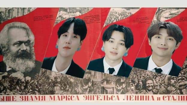 luvforseven's tweet photo. Todas as imagens que tenho do bts comunista https://t.co/ox4GBbU4YF