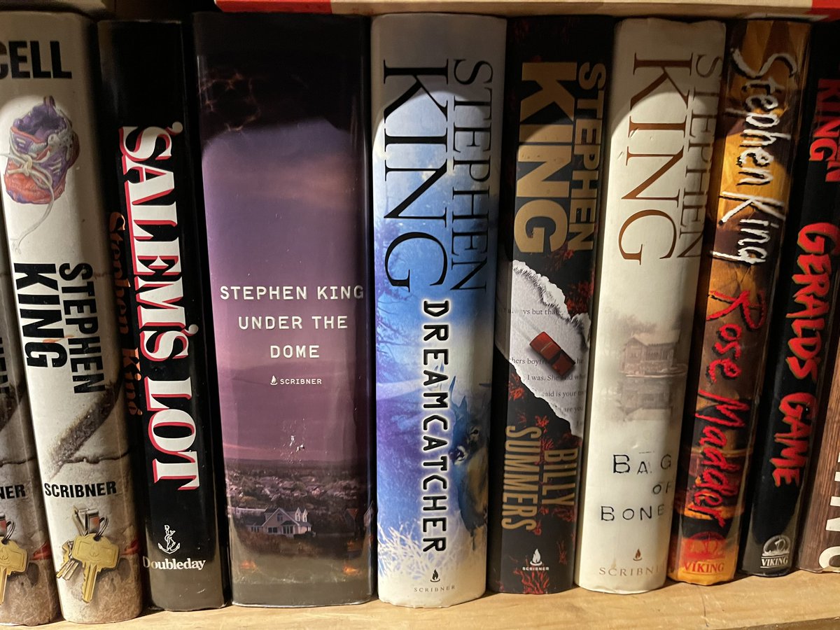 Which is your favorite from these #stephenking gems? #constantreader #salemslot #billysummers