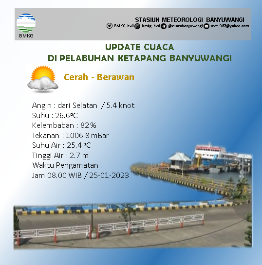 CluringBWI's tweet photo. Update cuaca Pelabungan Ketapang Banyuwangi https://t.co/xk1RKmg5iC