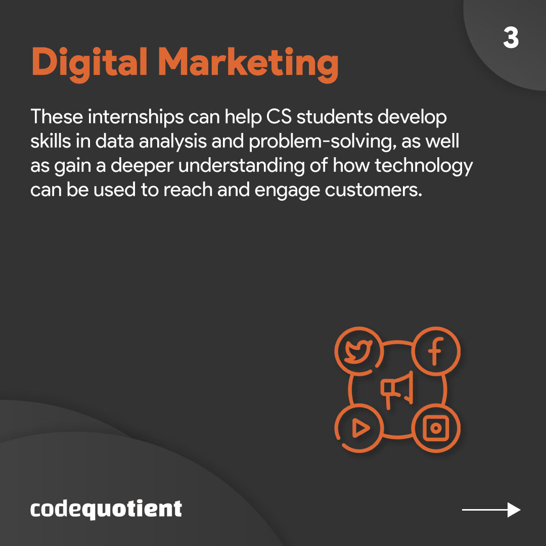 CodeQuotient's tweet image. Many students believe that in order to score a great job after graduation, they must only pursue internships related to their field of study. However, this isn't always the case.
#CodeQuotient #SuperCoder #SuperCodersProgram #Coding #JobReady