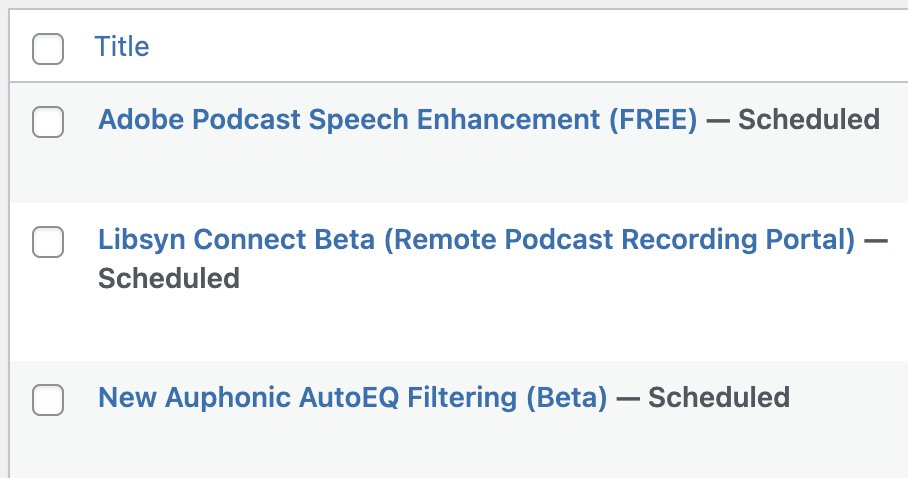 PodcastEngineer's tweet photo. Here are the next 3 Daily Goody posts.

--> Sign up to receive them here: https://t.co/7kaWLLpH0u

Sound great!

#podcast #podcasting #podcaster #podcastlife #podcasts #audio #editing #production #audioproduction #podcasteditor #podcastproducer #podcastengineer #recording #mixing https://t.co/bA51SpFQJu