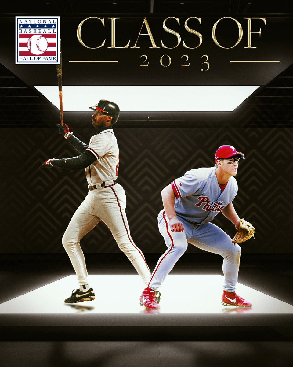 MLB on X: Your Hall of Fame Class of 2023: Fred McGriff and Scott Rolen.   / X