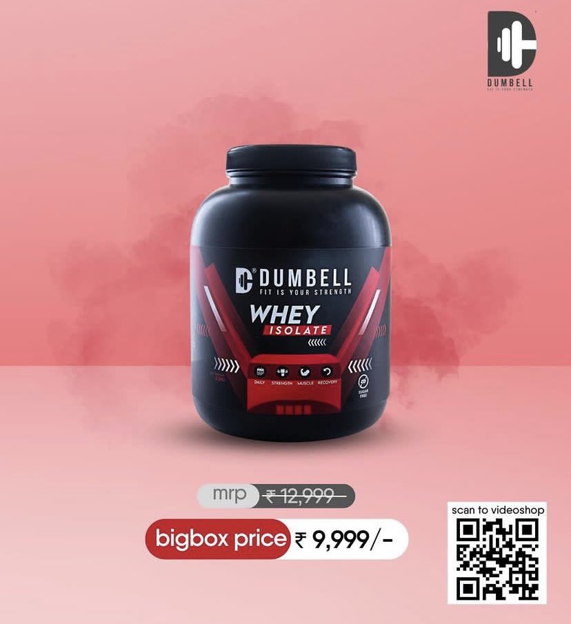 's tweet image. dumbell is a leading fitness apparel and nutraceuticals brand based in India for gym products, active, fitness and sport wear. The good news? You can now video call 🎦 dumbell on BigBox🔥🛍️🏋️‍♂️

in.bigbox.online/dumbell
#dumbell #dumbellwear  #videoshop #videocall  #bigboxindia