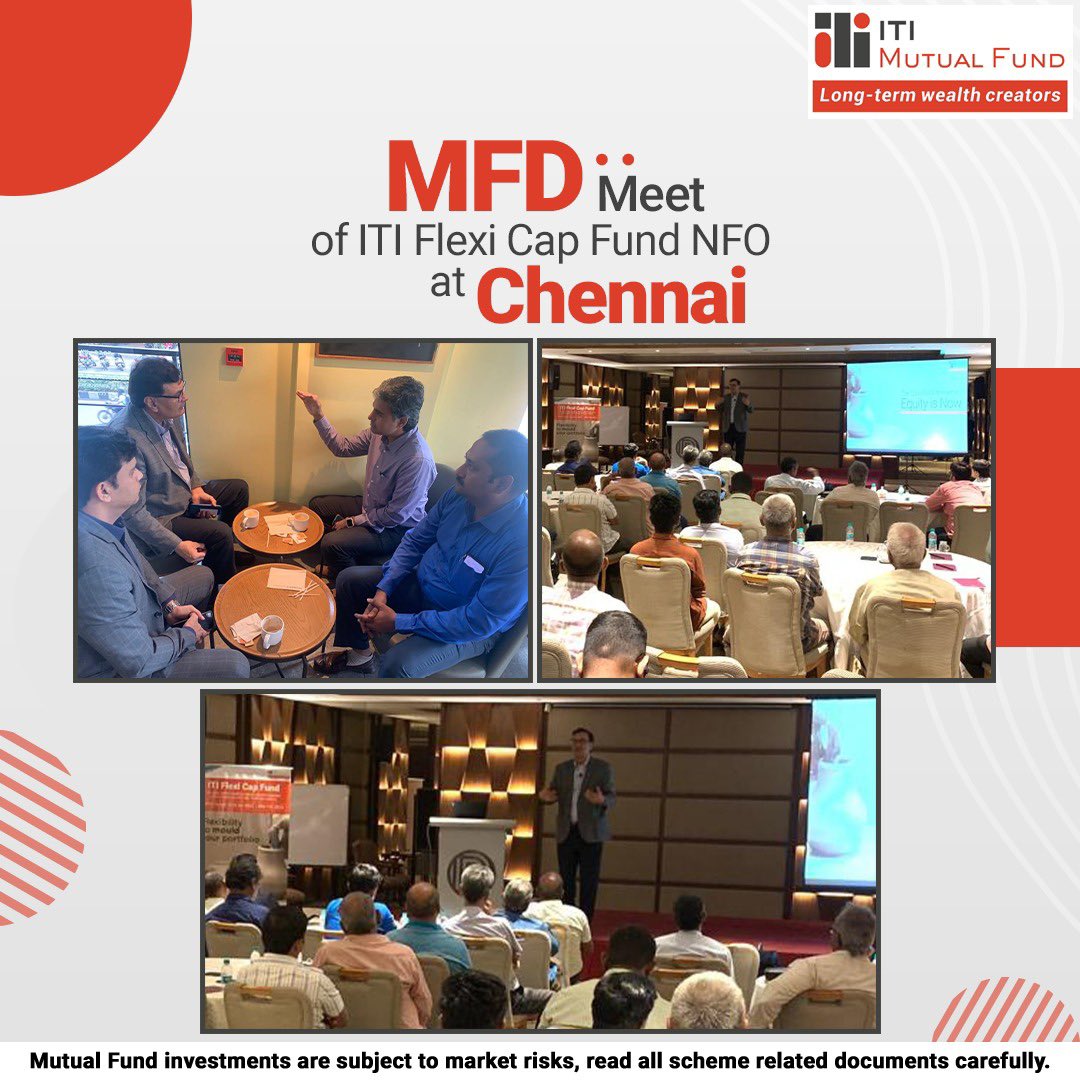 itimutualfund's tweet photo. A big thank you for all the partners who were a part of the MFD Meet in Chennai! Your support and trust means a lot to us ! #ITIMutualFund #MFDMeet #LongTermWealthCreators https://t.co/6SCfg3zT0B