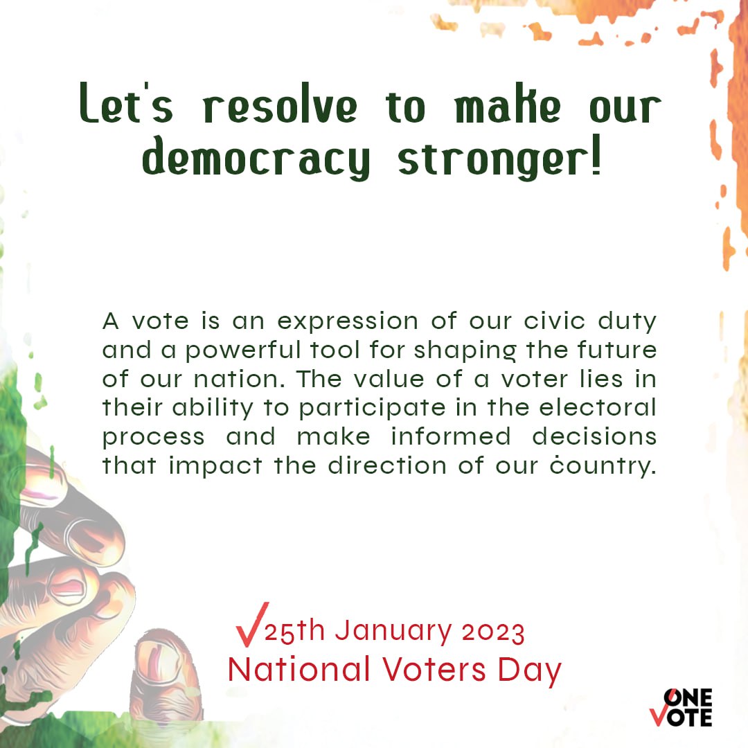 On National Voter's Day, inform yourself to inform your vote. Participate in debates. Shape your opinion. Make your vote matter. 
hasgeek.com/OneVote