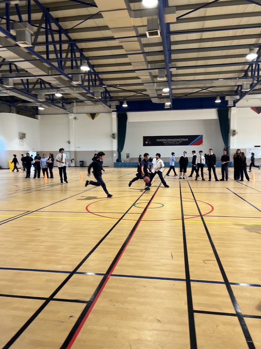 AIS_Sport's tweet photo. Yesterday our Sports Pillar arranged a basketball match Gr 10's vs. Gr 11'. What a great break-time activity!🏀
#AISSportsPillar #AISHPE https://t.co/F42PU1QLUe