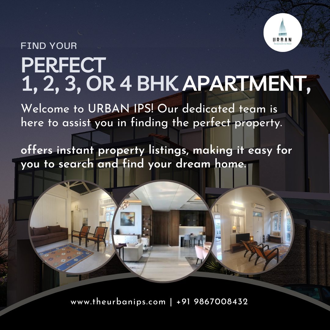 Welcome to URBAN IPS! Our dedicated team is here to assist you in finding the perfect property that fits your needs and budget.
theurbanips.com

#realestatemarket #realestatemumbai #urbanips #mumbairealestate #realestateagent