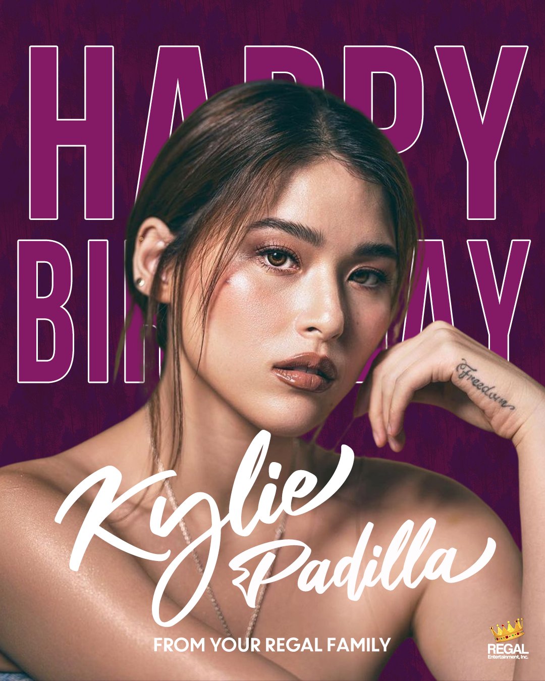 Happy Birthday, Kylie Padilla!  We wish you all the best in life! From your Regal Family! 