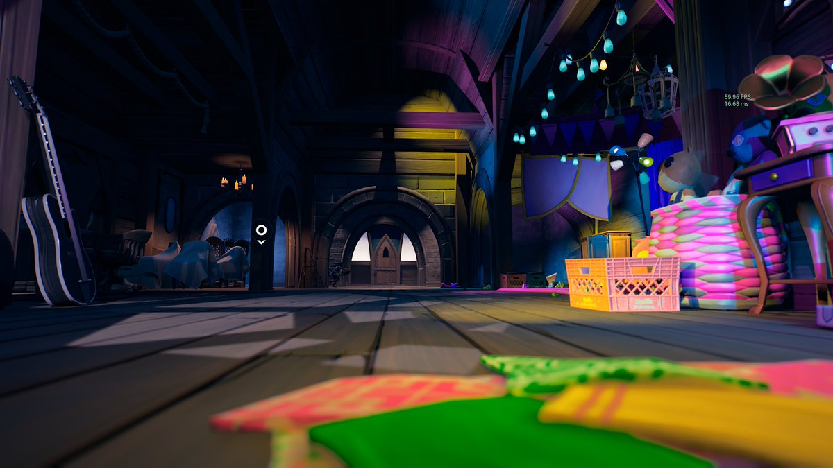 SusVeggieMix's tweet photo. This is Wednesday an Enid’s room I built ! What do you guys think ? 🪦🖤 #fortnite #FortniteCreative #wednesdaynetflix https://t.co/dNxGoSTxlR