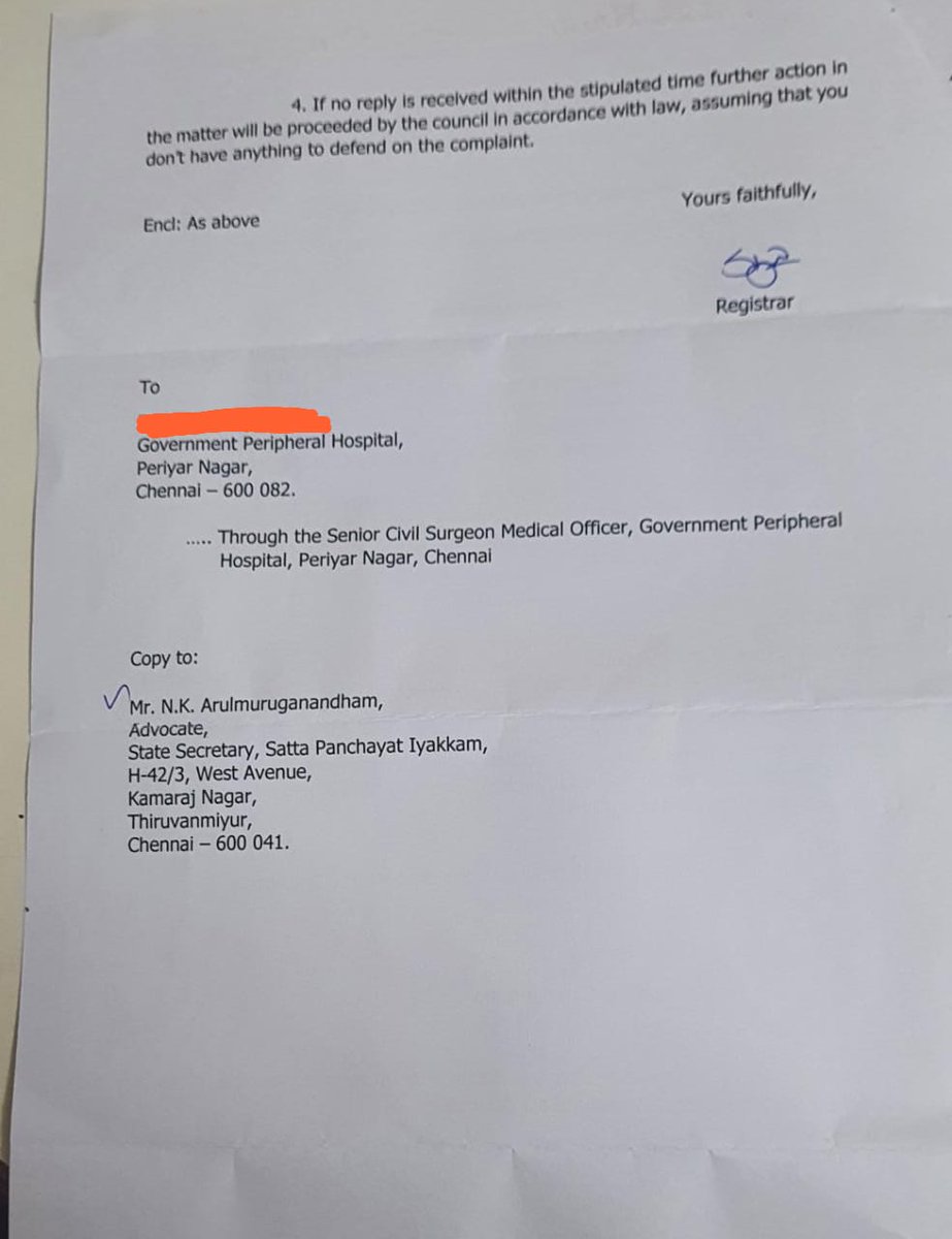 #FootballerPriyaDeath Tamil Nadu Medical Council issued notice to government doctors to clarify the explanation based on <a href="/sattapanchayath/">சட்ட பஞ்சாயத்து</a>  complaint.
