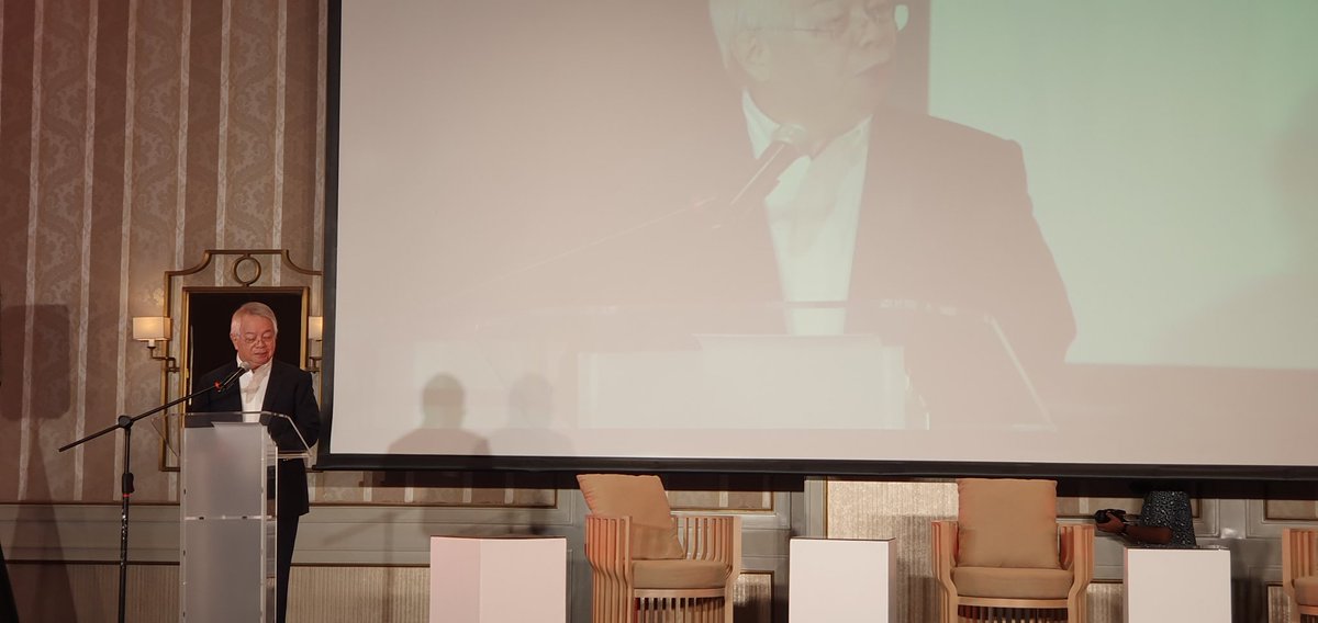 PHINMAofficial's tweet photo. PHINMA Chairman and CEO Ramon del Rosario, Jr. welcomes the audience and gives the opening remarks. https://t.co/28cfNmMfa3
