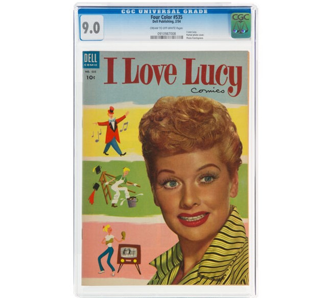 gocollect's tweet photo. 🚨Grade Record!🚨This #CGC 9.0 #FourColor #535 #ILoveLucy (Dell, 1954) sold on 1/22 for $1,260 through @HeritageAuction. This beats the previous high price for a 9.0, $1,016 (08/07/2008).
Past sales: https://t.co/Q6sxAtDsZE https://t.co/GNFTPeXdpk
