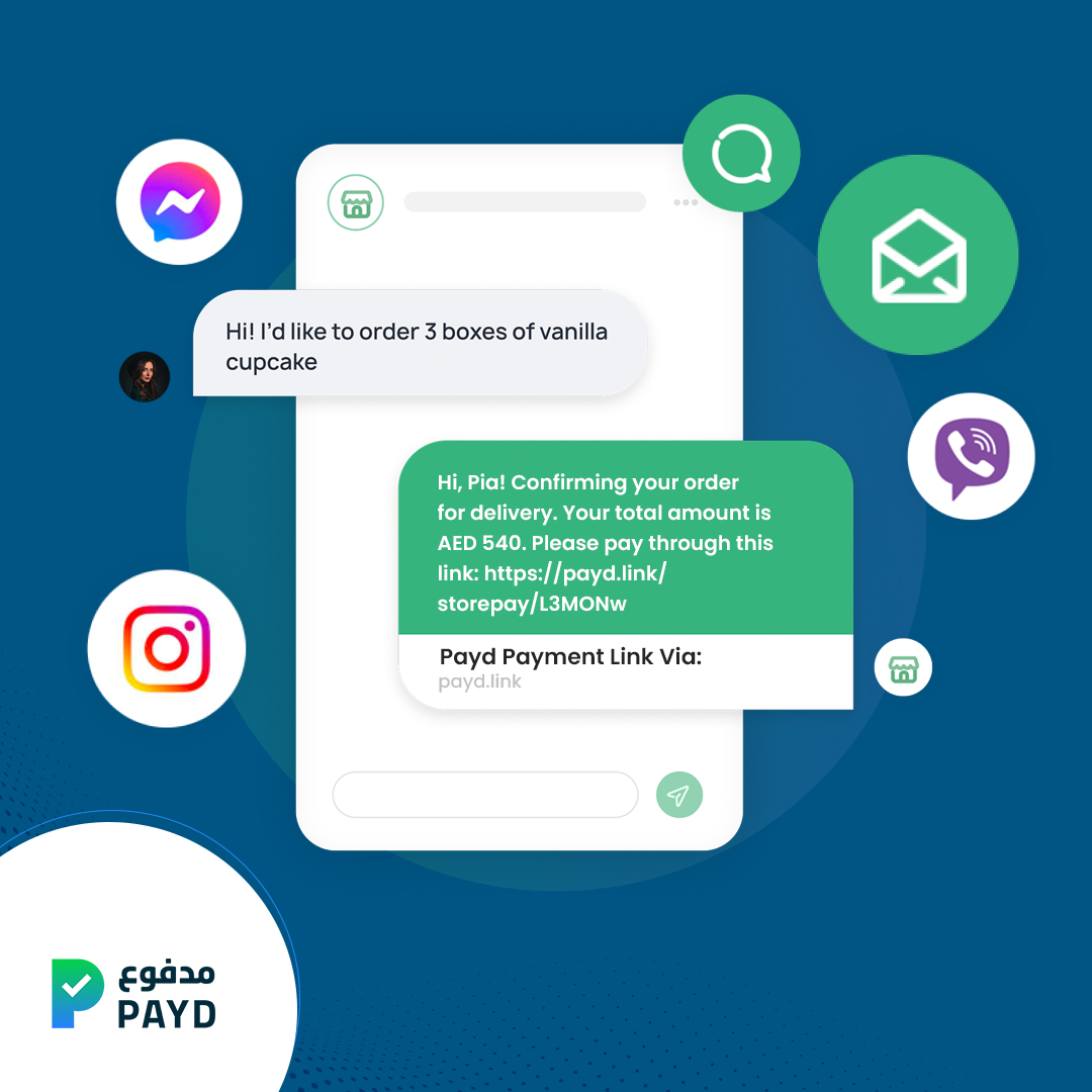 Make it easy for your clients to pay with our payment links feature. Just send them the link through any messaging app and all they have to do is click to proceed.

#PAYD #PAYDAE #FinTech #FinTechNews #PaymentGateway #PaymentSolutions #PaymentSystem #Dubai #UAE #PaymentLinks