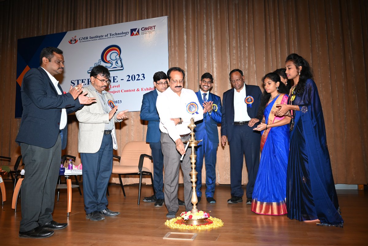 Lightening the Lamp in the Inaugural Event of the STEPCONE - 2023 on 24-01-2023 by the Respected Dignitaries...

#gmrit #stepcone2023 #collegefest #GMRVF #events #eventspace #events2023